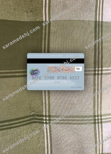 Liberia Access Bank mastercard photolook back